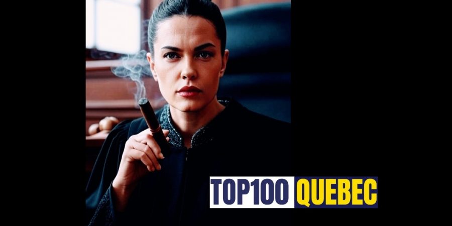 Juge feminin avec cigare