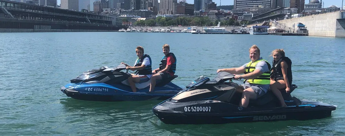 Profitez de l’été sur l’eau! Location de motomarines dans le Vieux-Montréal avec Aventure Wet Set MTL 89$